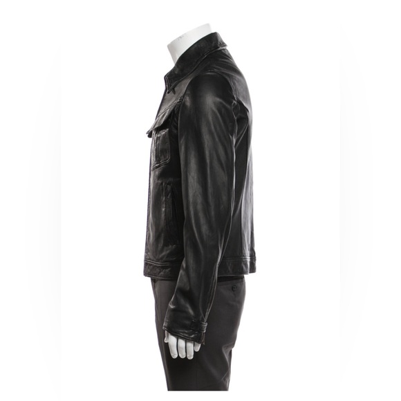 Paul Smith Leather Jacket. Size Large. Brand new never worn. - Picture 3 of 15